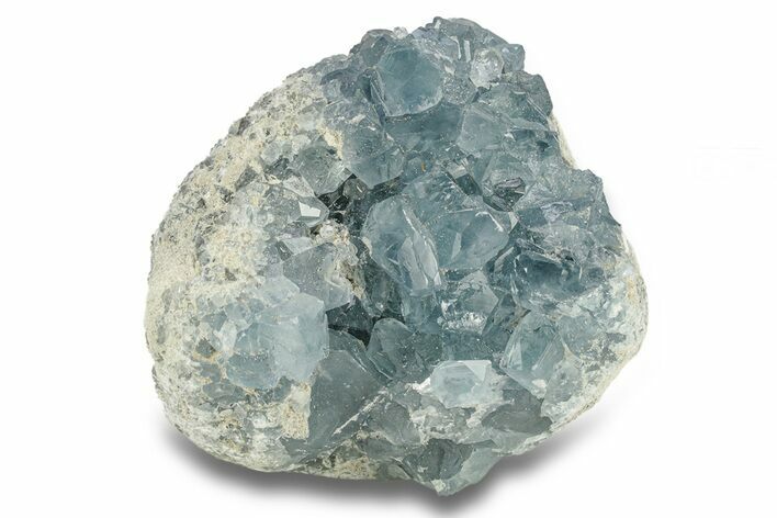 Crystal Filled Celestine (Celestite) Geode - Madagascar #271573